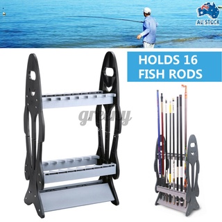 Giá Đỡ Cần Câu Cá 80cm 16 Ngăn Tiện Lợi