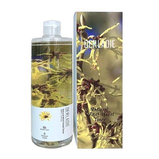 Nước Hoa Hồng Dưỡng Ẩm, Dịu Nhẹ Chiết Xuất Cây Phỉ Derladie Natural Witch Hazel Toner 500ml