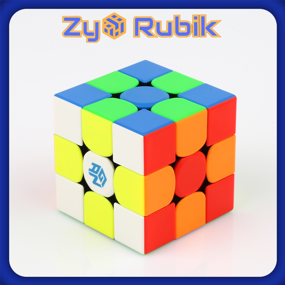 Rubik Gan 356 M Có Nam Châm Cao Cấp Stickerles ( Không Ges) - ZyO Rubik