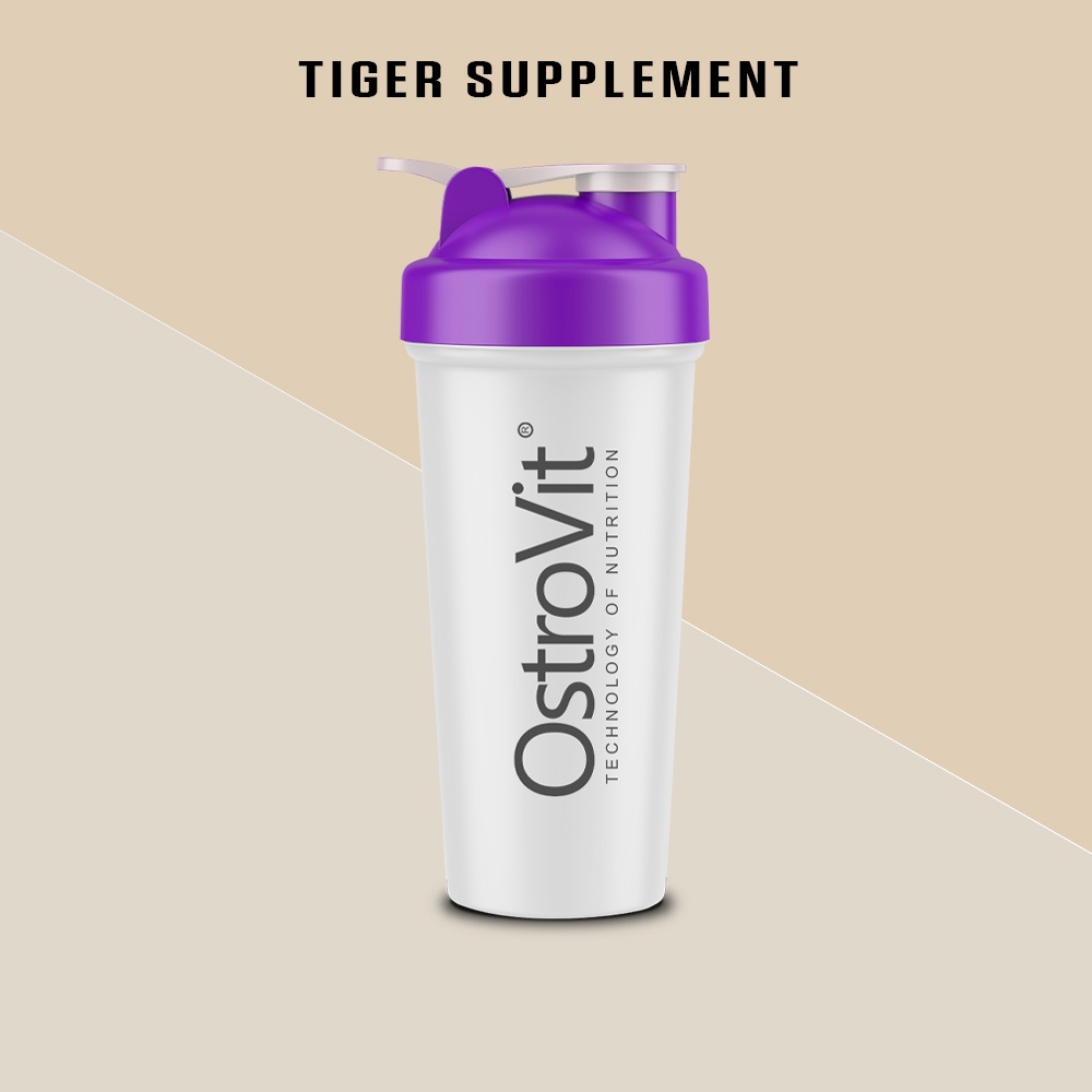 Bình lắc sữa Whey Ostrovit Trong Suốt 750ml - Bình nước tập gym chính hãng - Bình lắc whey, bcaa, pre workout giá tốt