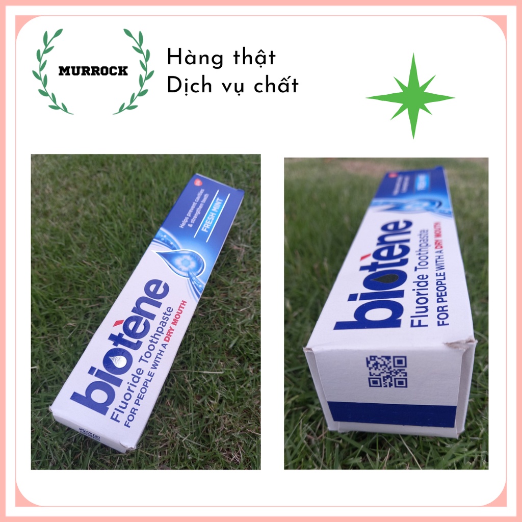 Kem đánh răng khô miệng Biotene Dry Mouth Toothpaste Fresh Mint 100ml UK