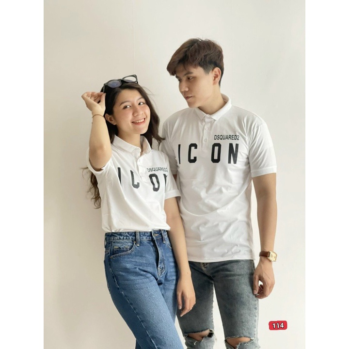 Áo thun nam - nữ❤️FREESHIP❤️ Áo Phông Nam POLO cổ trụ in chữ chất thun co giãn 4 chiều thời trang Tô Tồ Shop - AT114