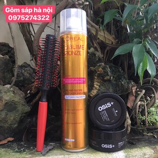 COMBO 99K [Gôm Sublime Bronze 320ml + Sáp Vuốt Tóc OSIS BLACK ] + LƯỢC