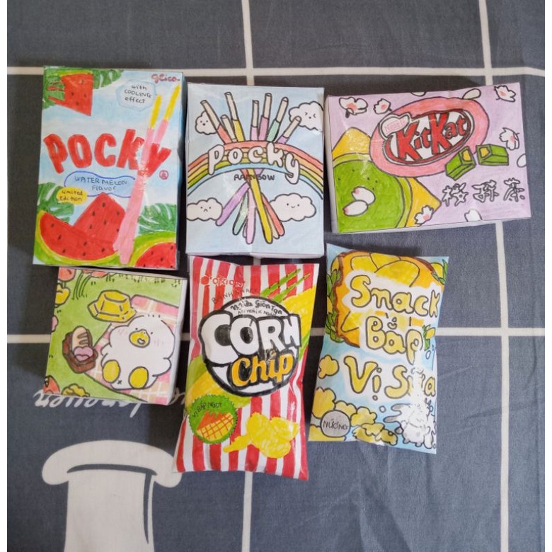 Squishy giấy to nhiều mẫu