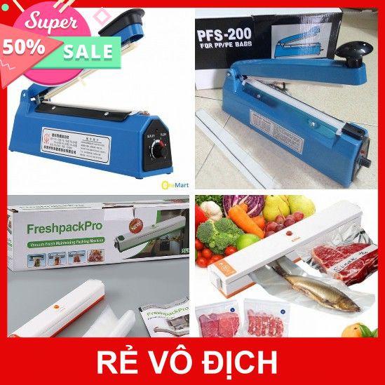 [XÃ KHO] MÁY HÀN MIỆNG TÚI PFS-200, VACUUM SEALER [HCM]