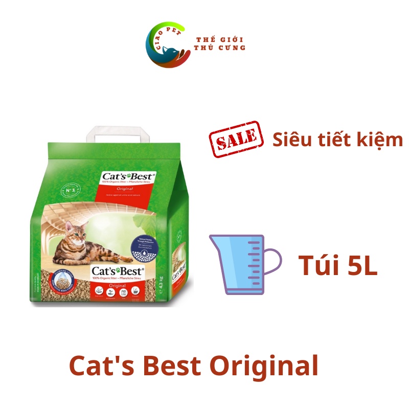 [5L] Cát vệ sinh-  Cat's Best