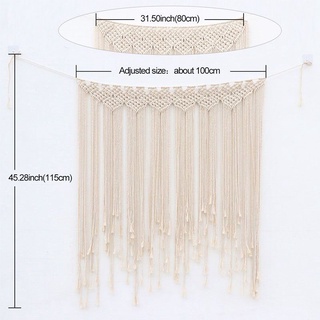 Thảm macrame treo trang trí đám cưới phong cách boho