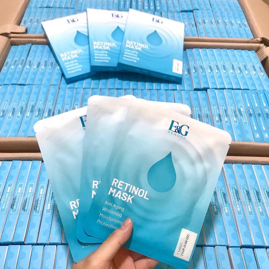 Mặt Nạ Retinol Mask E&G Hàn Quốc trẻ hóa, làm sáng da