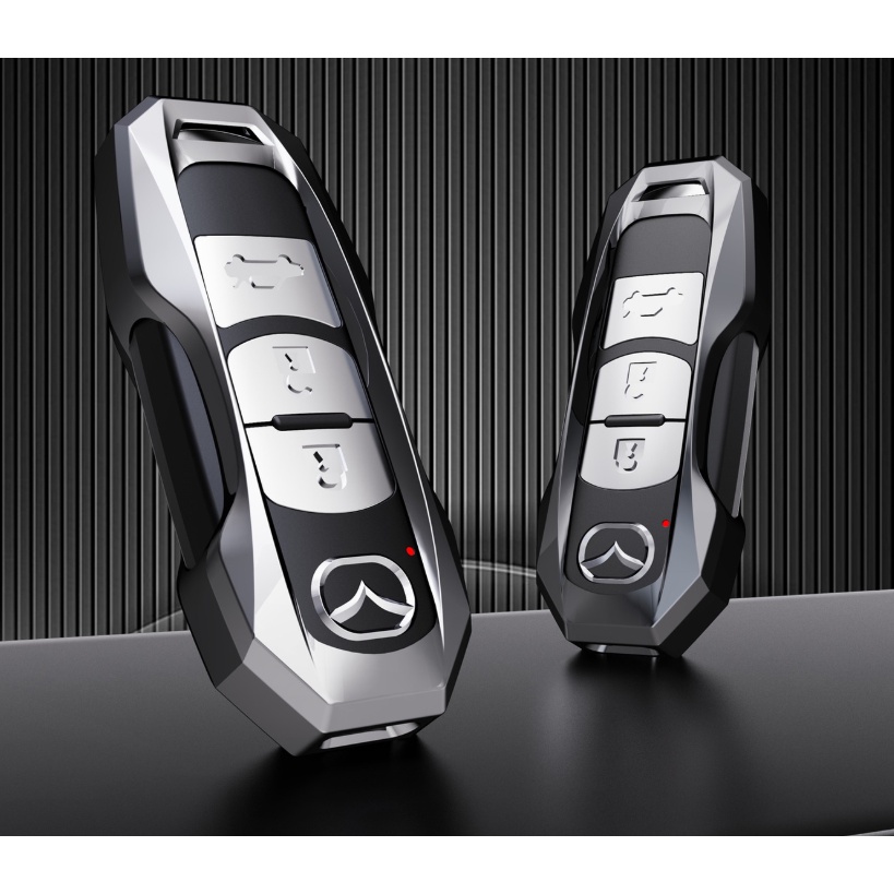 Ốp bọc chìa khóa Mazda CX5, CX8, Mazda 2, Mazda 3, Mazda 6 hợp kim cao cấp