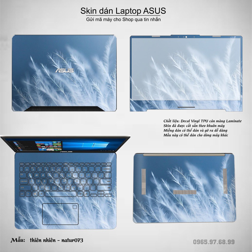 [SALE 30%]  Dán decal cho các dòng Laptop ASUS in nhiều mẫu thiên nhiên cực đẹp