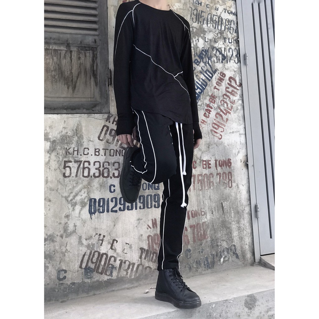 Quần Jogger Kaki Lexuza Line 078