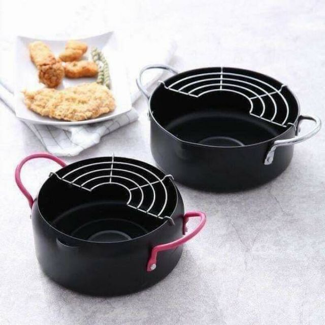 Nồi chiên lọc dầu có vỉ gác chảo xuất nhật