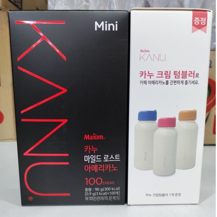 ( có quà tặng kèm) Cà phê KANU Mild Roast Americano 100 gói - 카누 커피