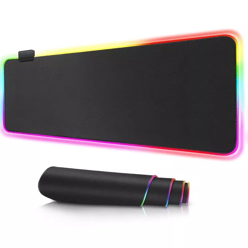 Lót chuột Rasure Gaming RGB MousePad, chống nước cực đẹp, 14 Backlighting USB Powered Plug and Play for Games Office