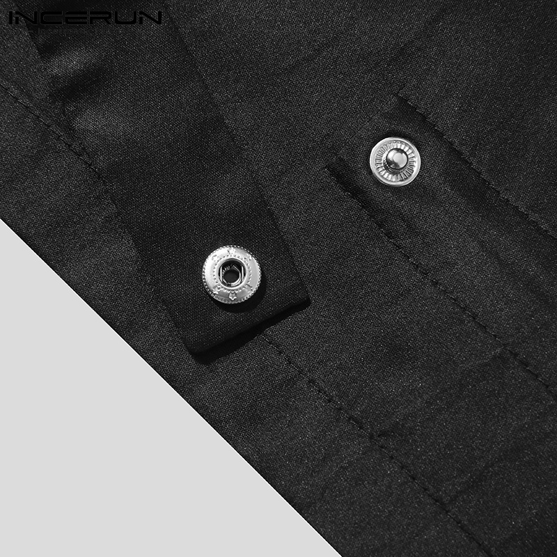 INCERUN Quần Dài Dáng Rộng Phối Dây Nịt In Họa Tiết Độc Đáo Thời Trang Mùa Hè Cho Nam