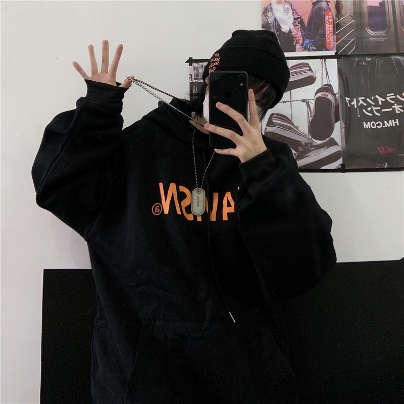 Áo hoodie nỉ bông form rộng Unisex HD266