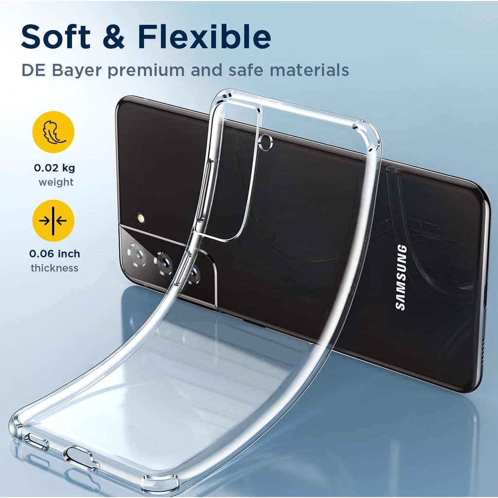 Ốp lưng silicon dẻo cho Samsung Galaxy S21 / S21 FE / S21 Plus / S21 Ultra hiệu Ultra Thin - hotphukien phân phối