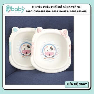 Chậu rửa mặt trẻ em hình bò sữa cao cấp