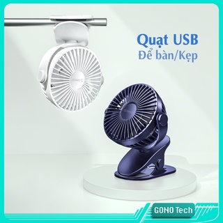 Quạt usb mini orico gxz f835 | 3 tốc độ gió pin 1200mah kẹp / để bàn | clamp fan
