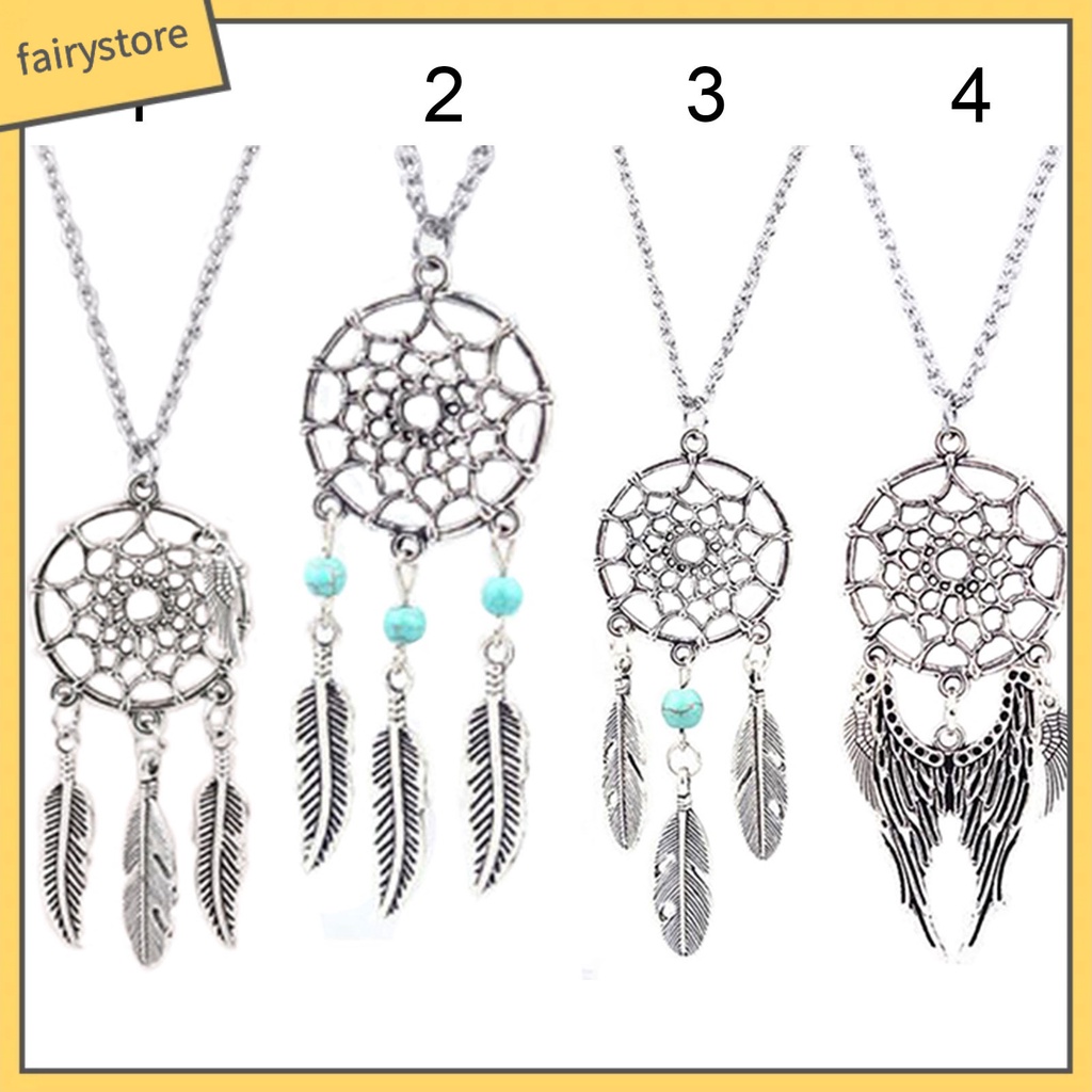 Dây Chuyền Hợp Kim Hình Dream Catcher Xinh Xắn
