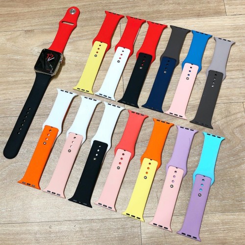 Dây Đồng Hồ Cao Su Apple Watch Cao Cấp Chất Lượng Cao Size 38-40mm /42-44mm