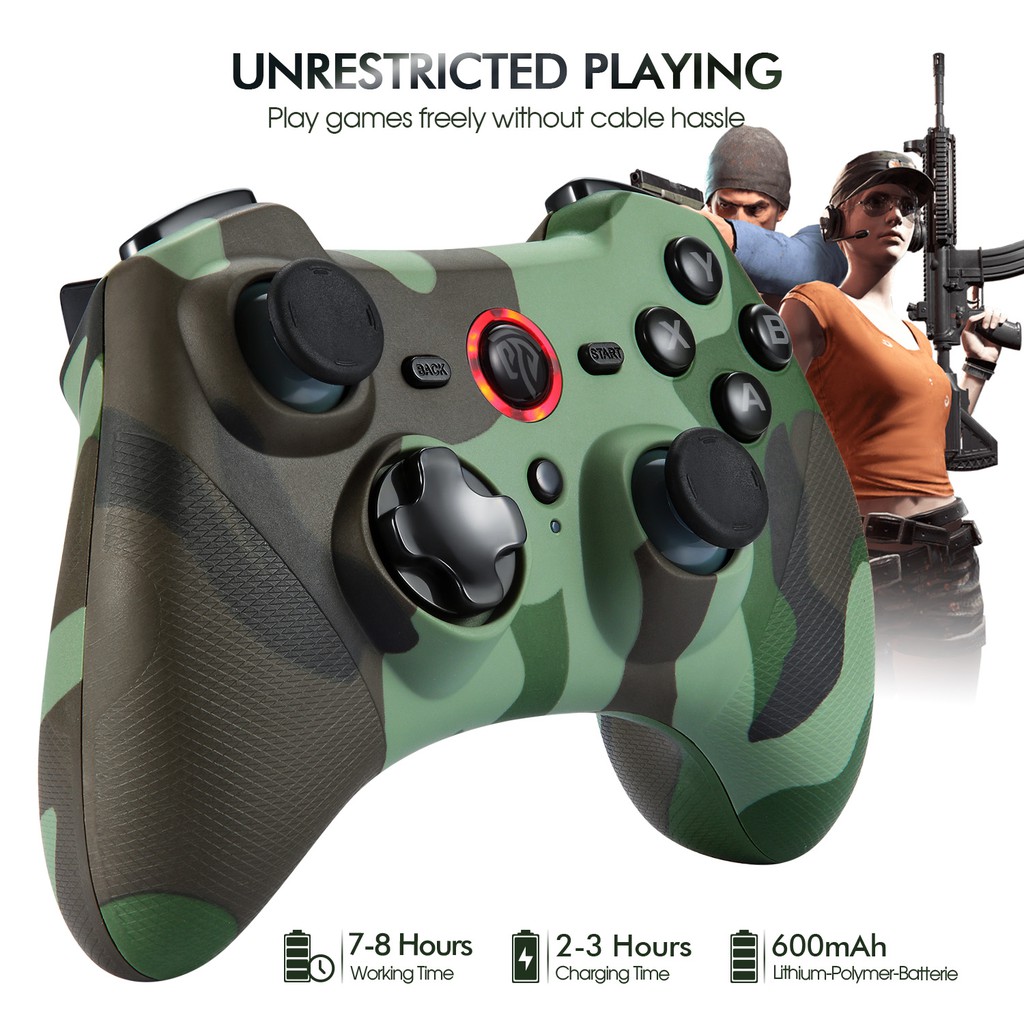 Tay Cầm Chơi Game Không Dây ESM-9101 Cho PC/PS3/TV Box/Joystick