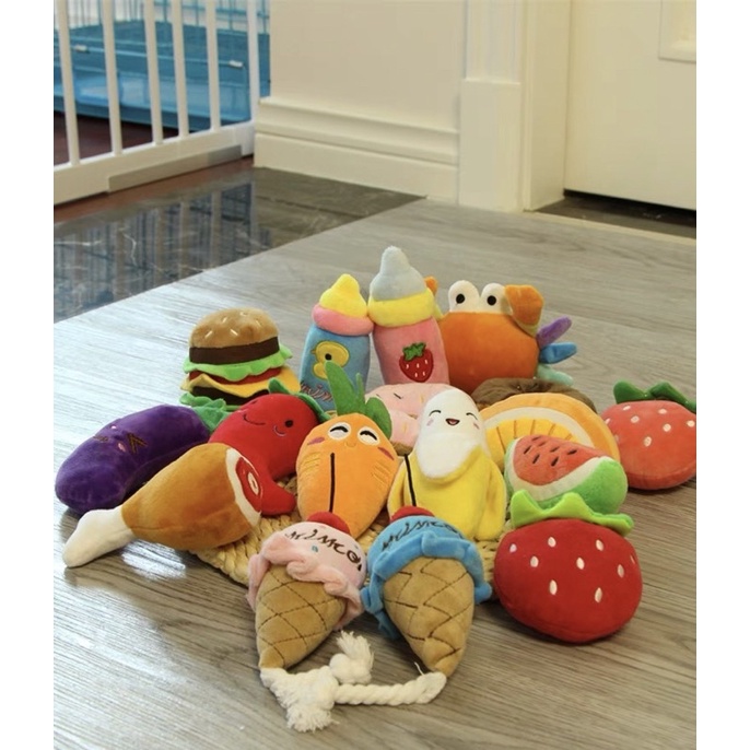 Đồ chơi giảm stress cho chó mèo bông gặm BECHON TOY001