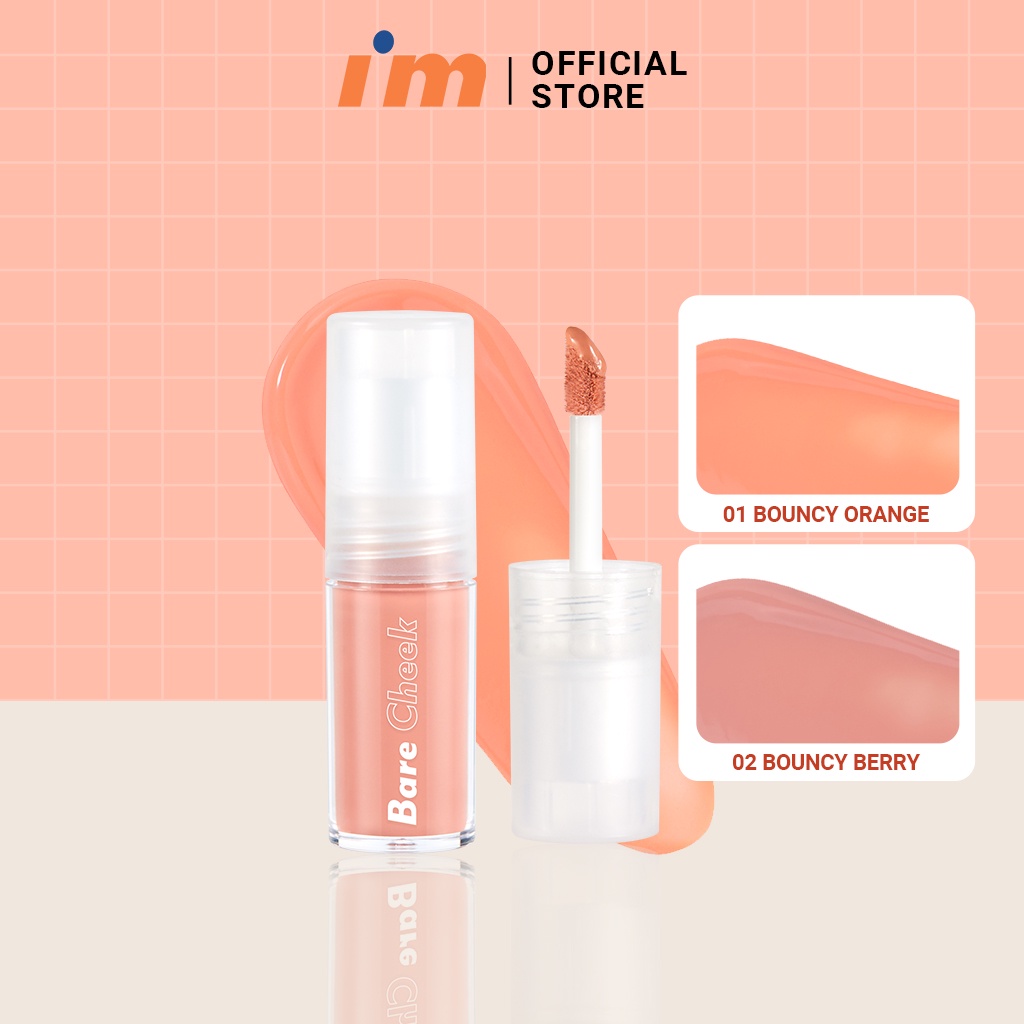 Má Hồng Dạng Kem Cho Đôi Má Hồng Hào, Tươi Tắn I'm Meme I'm Bare Cheek Liquid 3ml (HSD:2023)