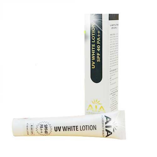 Lotion chống nắng dưỡng trắng da AIA UV White SPF40 60ml