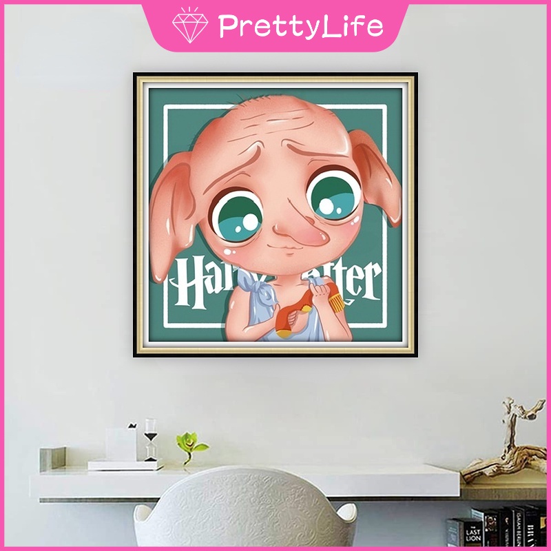 Bộ Tranh Đính Đá Tự Làm Họa Tiết Hoạt Hình Harry Potter Độc Đáo