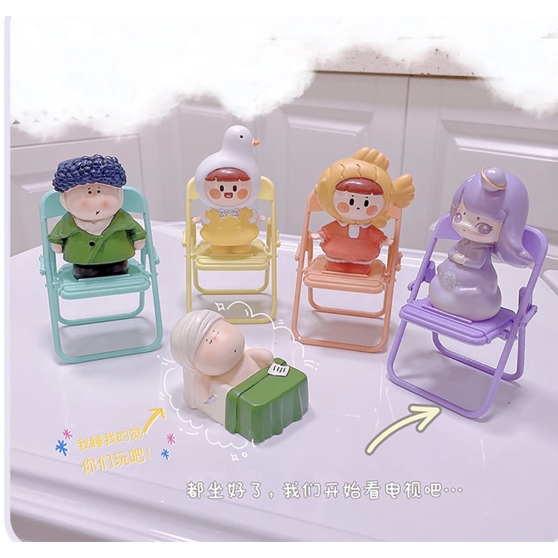 Giá đỡ điện thoại hình chiếc ghế đa năng kiểu dáng đáng yêu