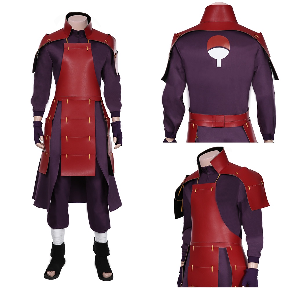 Anime naruto uchiha madara cosplay trang phục nhật bản bộ đồ chiến đấu halloween trang phục lễ hội nam giới