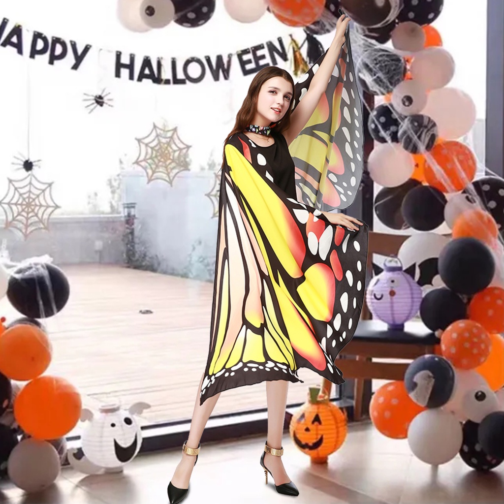 Áo Choàng Bươm Bướm Che Mặt Thoải Mái Để Biểu Diễn Múa Bụng Nhiều Phong Cách Khác Nhau Dành Cho Bạn Gái | BigBuy360 - bigbuy360.vn