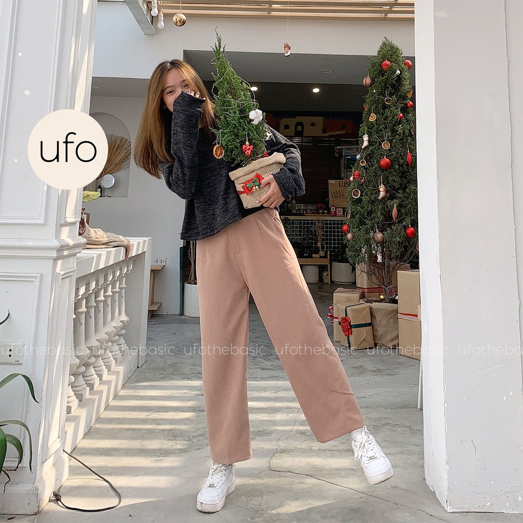 Quần suông nhung lì - Velvet Trousers - ufothebasic | BigBuy360 - bigbuy360.vn