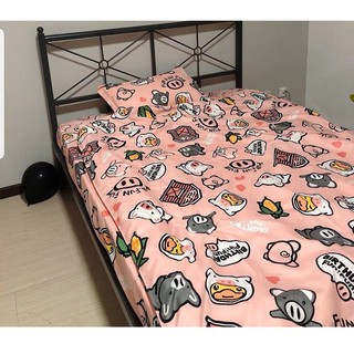 Set cotton poly 4 món con lợn hồng