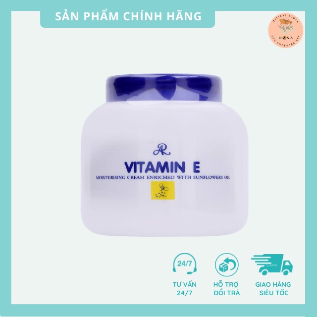 Kem dưỡng ẩm vitamin E Aron 200gram, da trắng hồng hàng Thái Lan Sena Beauty - HASA.SHOP