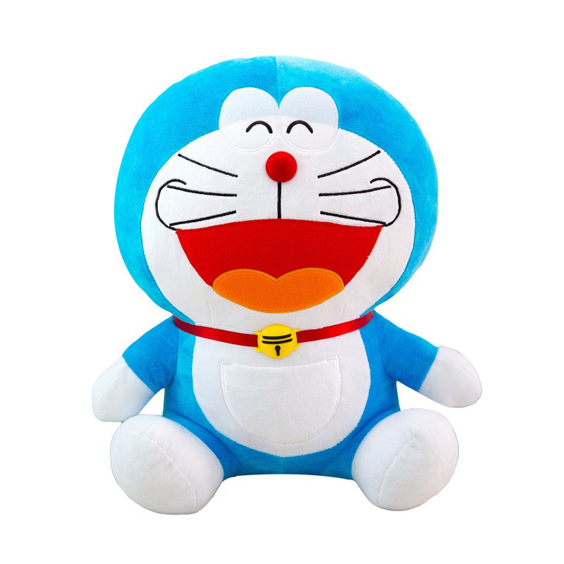 [Hàng Sẵn] Đồ Chơi Nhồi Bông CHUÔNG Leng Keng Hình Mèo Doraemon