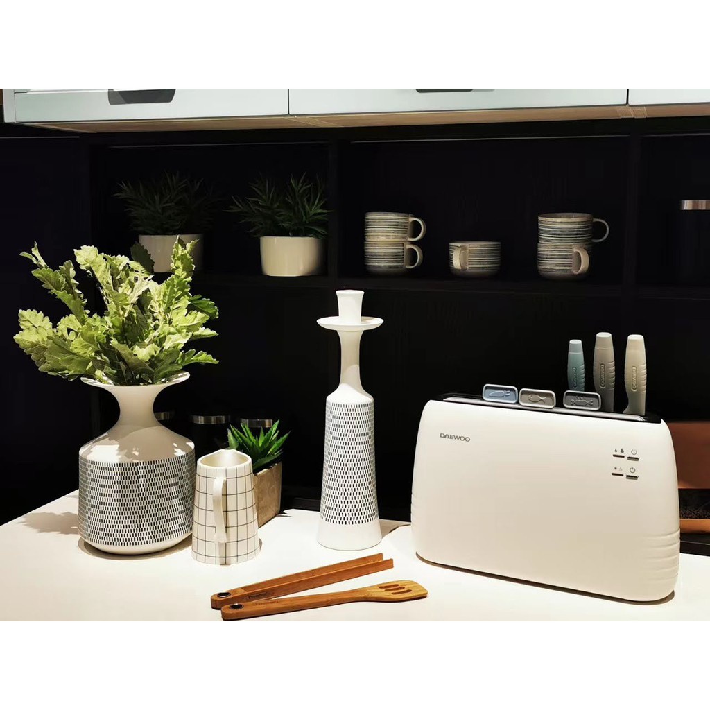 Máy Sấy Tiệt Trùng Tia UV Daewoo DY-DJ08 Kèm Bộ Dao Thớt 6 Món Hàng Nội Địa Hàn Sấy Khô 60 Độ