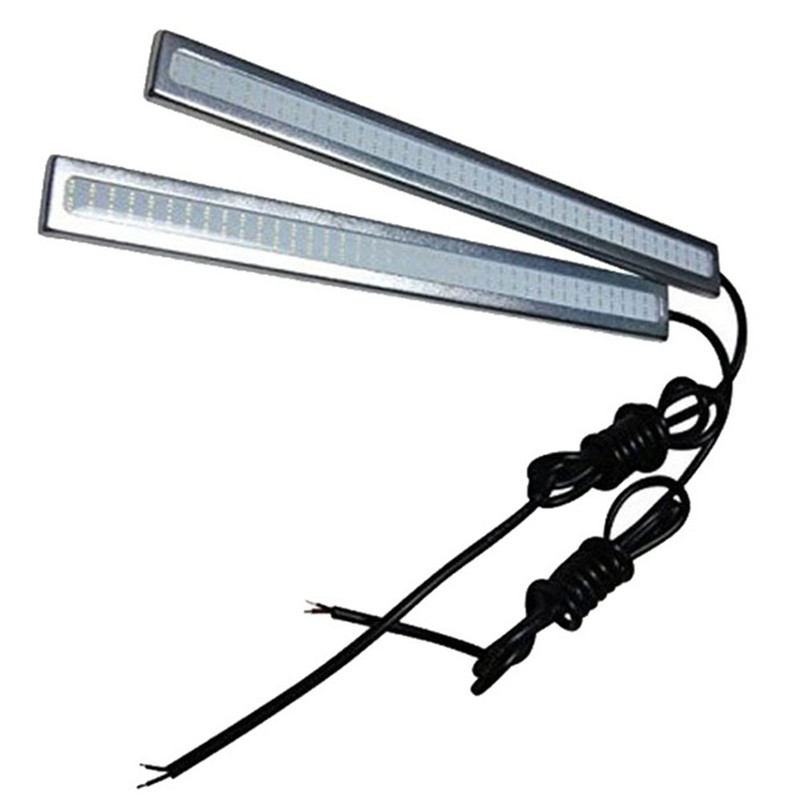 Set 2 đèn LED sương mù chống thấm nước 17cm 12V cho xe hơi