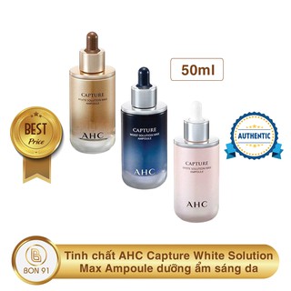 Serum AHC Capture White Solution Max Ampoule dưỡng ẩm sáng da 50ml - Bon91