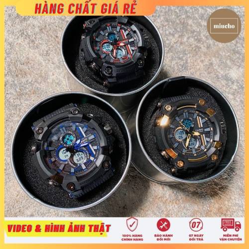 Đồng hồ nam điện tử dây nhựa chống nước DH162 Miucho