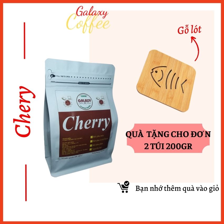 Cafe Cherry Galaxy Coffee Cafe Mít Rang Xay Gu Nhẹ Vị Chua Nhẹ Mùi Hương Hoa Và Mùi Mít Chín Gói 200g