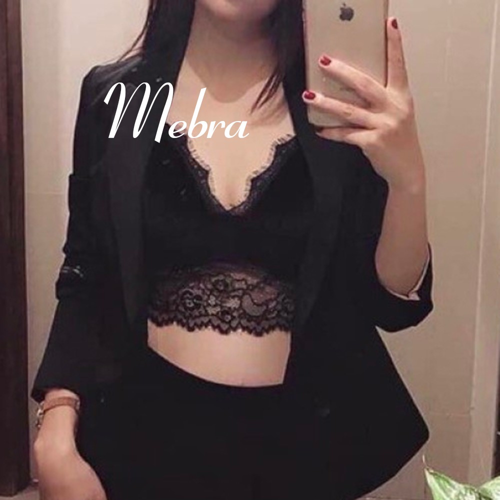 Áo bra ren corset chân ren hoa mút mỏng không gọng thoải mái cao cấp mặc cùng bra blazer gợi cảm Mebra A025