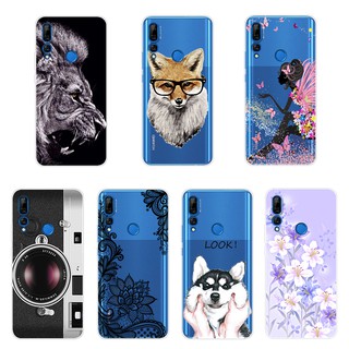 Ốp điện thoại TPU dẻo in họa tiết độc đáo thời trang cho huawei Y9 prime 2019