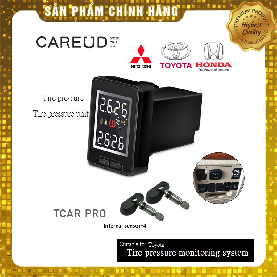 Cảm Biến Áp Suất Lốp Chính Hãng Care UD U912 NF TPMS Van Trong