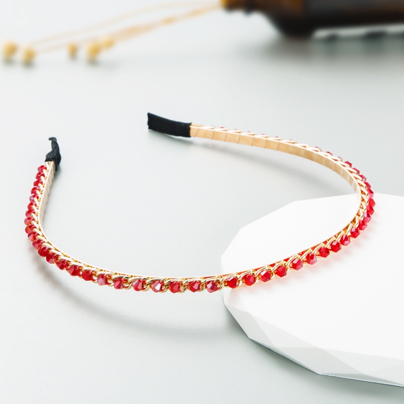 Băng Đô Cài Tóc Bằng Hợp Kim Đính Đá Pha Lê Sang Trọng