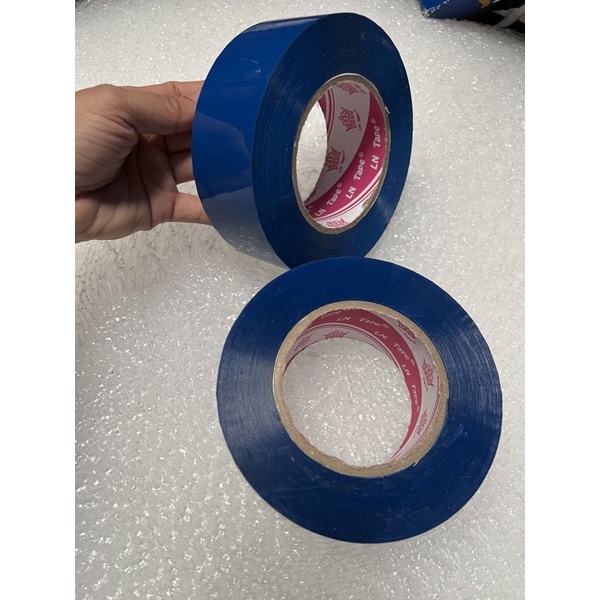 1 CUỘN BĂNG KEO 4p8 NẶNG 400G LÕI SIÊU MỎNG 3li MÀU XANH DƯƠNG ĐÓNG HÀNG HÌNH THẬT SHOP CHỤP