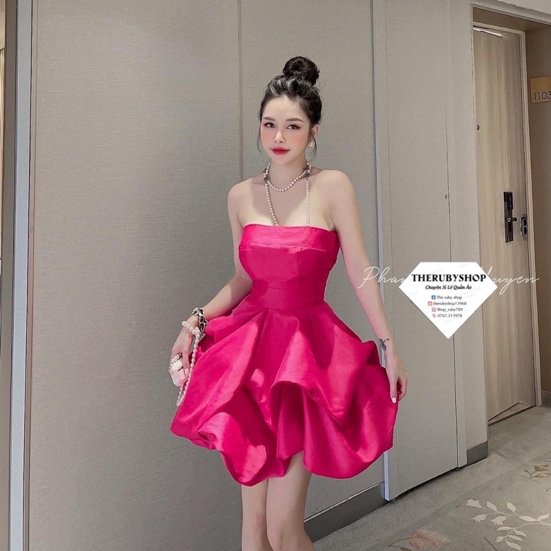 Đầm công chúa ngọc trinh xoè phồng