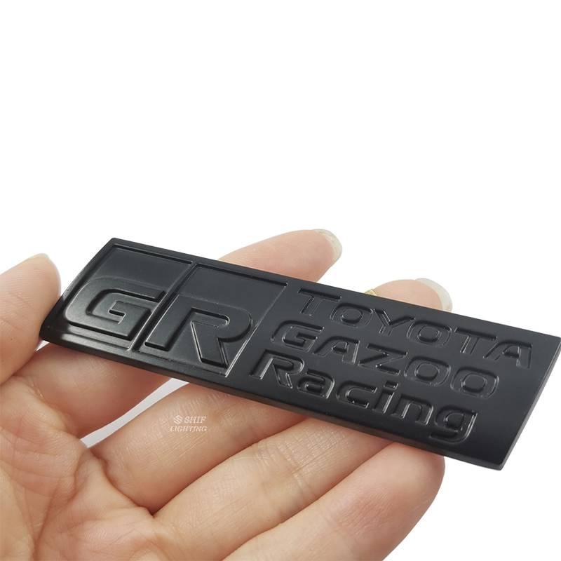 Miếng dán logo GR TOYOTA GAZOO cho xe hơi TOYOTA GR Sport độc đáo