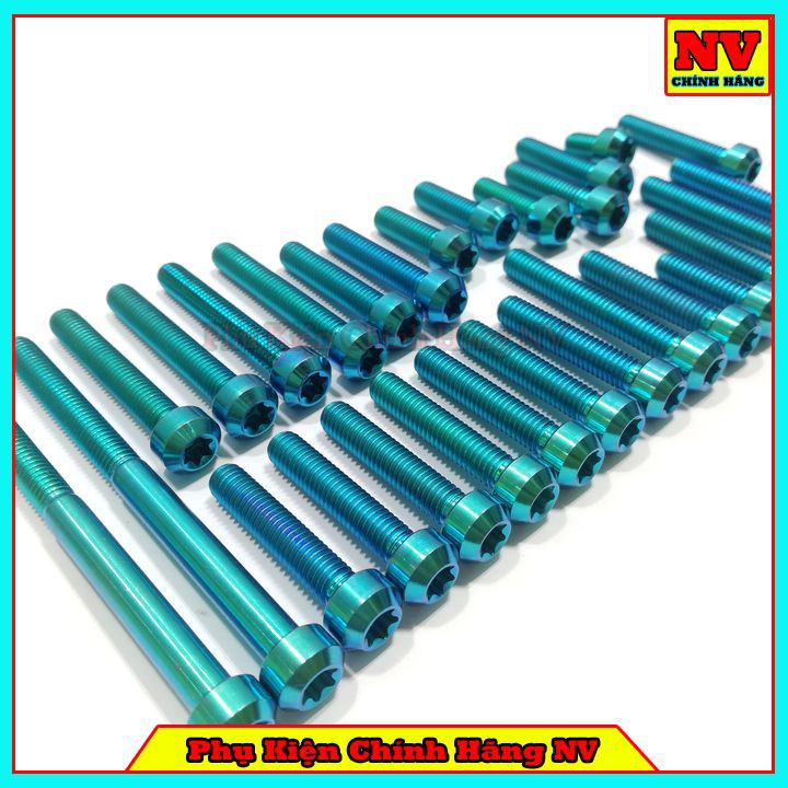 Bộ Ốc Lốc Máy Raider Fi Gr5 Full Bộ 28 Con